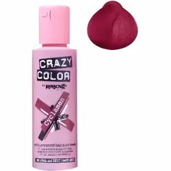 Coloration cheveux semi-permanente CRAZY COLOR Couleur : Rouge Cyclamen Pour un look FUN et des cheveux aux couleurs vives et