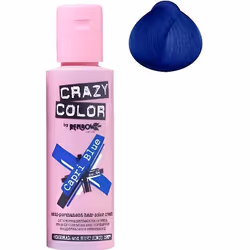 Coloration cheveux semi-permanente CRAZY COLOR Couleur : Bleu Capri Pour un look FUN et des cheveux aux couleurs vives et