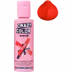Coloration cheveux semi-permanente CRAZY COLOR Couleur : FIRE ROUGE Pour un look FUN et des cheveux aux couleurs vives et