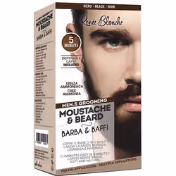 Coloration barbe et moustache Noir
