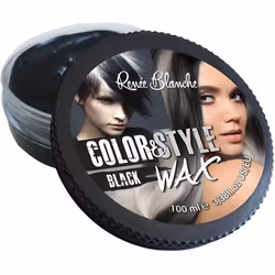 Cire coiffante et colorante Noir