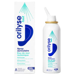 Laboratoires Genevrier Orilyse Fast Spray Auriculaire Eau de Mer Isotonique 100 ml