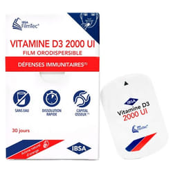 IBSA Vitamine D3 2000 UI 30 Films Orodispersibles
