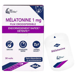 IBSA Mélatonine 1 mg 30 Films Orodispersibles