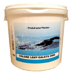 Nmp - chlore lent galet 250g 5kg - 37040