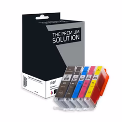 The Premium Solution B8C570XL/571XLB/CL, Rendement élevé (XL), 1395 pages, 2010 pages, 5 pièce(s), Multi pack