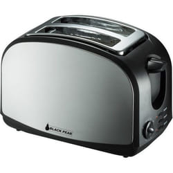 Grille-pain BLACKPEAR BGP 400 parois Inox 1000W - 2 fentes larges - Fonction décongélation - 8 niveaux de dorage