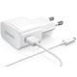 Chargeur Samsung Galaxy Note 3 N9005 Charge Rapide AFC 2A Blanc + cable 15 M USB-micro USB