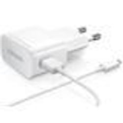 Chargeur Samsung Galaxy Tab S 10.5 Charge Rapide AFC 2A Blanc + cable 15 M USB-micro USB