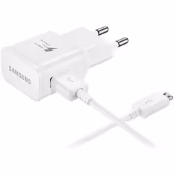 Chargeur - SAMSUNG - EP-TA20EWE - Charge Rapide - 2A - Blanc