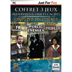 Just for Games FBI: paranormal cases + The Profiler + Ennemis publics - Extended Edition, PC Standard+Module complémentaire Anglais, Français