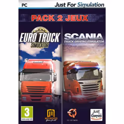SCS Software Euro Truck + Scania, PC, Support physique