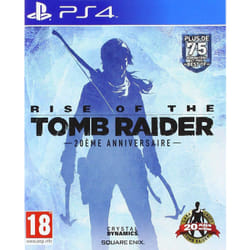 Square Enix Rise of the Tomb Raider - 20ème anniversaire - Reissue Allemand, Anglais, Chinois simplifié, Coréen, Espagnol, Français, Italien, Japonais, Néerlandais, Polonais, Portugais, Russe PlayStation 4