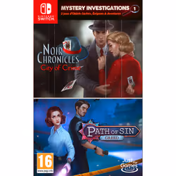 Just for Games MYSTERY INVESTIGATIONS 1 Path of Sin: Greed + Noir Chronicles: City of Crime