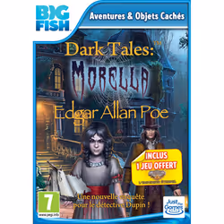 Big Fish Games Dark Tales (12) Morella par Edgar Allan Poe + Hidden Expedition (12) L'Empereur Eternel FREE IN BOX, PC, Suppo ...