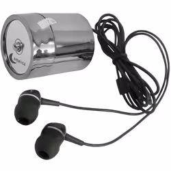 Micro espion découte mural - YONIS - Noir - Capteur sonore ultra sensible - Ecouteurs inclus