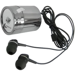 Micro espion découte mural - YONIS - Noir - Capteur sonore ultra sensible - Ecouteurs inclus