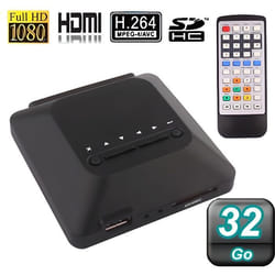 Passerelle Multimédia - YONIS - 32Go Full HD 1080P HDMI Av Composite USB - Lecteur Cartes Sd - Plastique