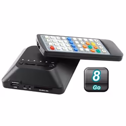Passerelle Multimédia Full HD 1080P 8 Go HDMI USB Lecteur Carte SD HDd Externe Plastique YONIS