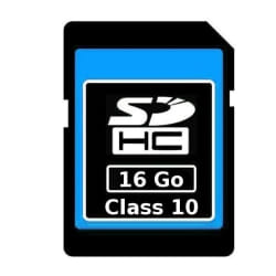 Carte SD 16 Go Classe 10