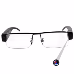 Lunettes de Vue Camera Espion HD 720P DV Micro SD 16Go USB Demi Lune Video Neuf YONIS