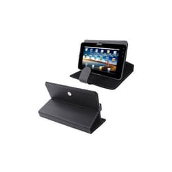 Housse Tablette Tactile Universelle 10.1 Simili Cuir Mode Portrait Paysage Noir YONIS