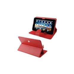 Protection Intégrale Rouge Compatible Avec Tablette 9 Pouces Étui Simili Cuir YONIS