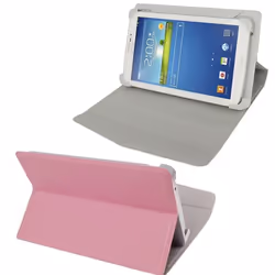 Etui universel pour Tablette 7 Pouces Housse Simili Cuir Rose Clair YONIS