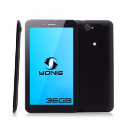 Tablette Tactile 3G 7 Double Coeur Android Jb Mini HDMI Double Sim 36 Go Noir YONIS