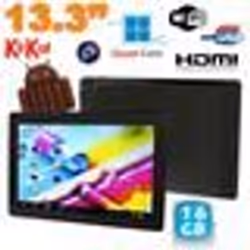 Tablette Tactile Grand Écran 13.3 pouces Android Bluetooth Quad Core 32 Go Noir YONIS