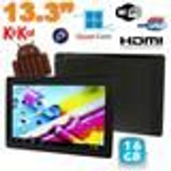 Tablette Tactile Grand Écran 13.3 pouces Android Bluetooth Quad Core 32 Go Noir YONIS