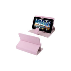 Housse Universelle Tablette Tactile 7 Liseuse Numérique Design Cuir Rose Pastel YONIS
