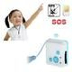 Balise GPS Miniature Tracker de Poche Enfant Micro Espion Télésecours Sos Blanc YONIS