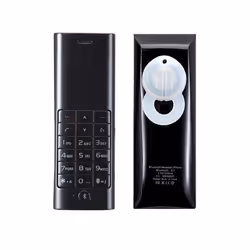 Mini Téléphone Oreillette Bluetooth Autonome Mini Mobile Micro Sim Noir YONIS
