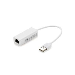 Adaptateur Ethernet Rj45 USB Smartphone Tablette Tactile Android Tv Blanc YONIS