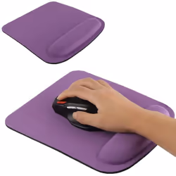 Tapis de Souris Ergonomique Repose Poignet Ultra Fin Confort Optimal Violet YONIS