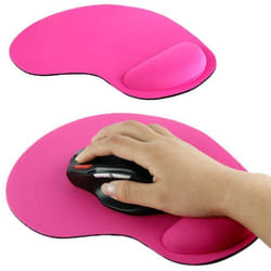 Tapis Souris Pc Repose Poignet Ergonomique Anti Dérapant Ultra Fin Rose YONIS