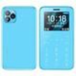 Téléphone Carte Bleue Portable 1 Tout Opérateur Micro Sim Bluetooth Appel Bleu YONIS