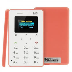 Téléphone Carte Bleue Portable 1 Tout Opérateur Micro Sim Bluetooth Appel Rose YONIS