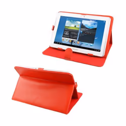 Etui Tablette Tactile Universel 10.1 Pouces Housse Intégrale Support Cuir Rouge YONIS