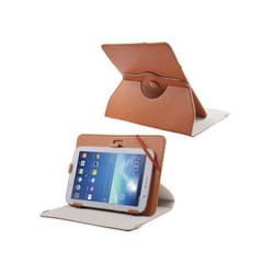 Housse Tablette Tactile 8 Pouces Support Universel Housse Intégrale 360° Marron YONIS