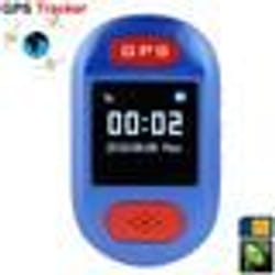 Traceur Cordonnées GPS Enfant Animal Localisation Instantanée SMS Appels Bleu YONIS