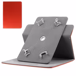 Housse Tablette Tactile - YONIS - 7 Pouces - Simili Cuir - Rotation 360° - Rouge