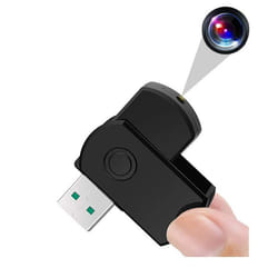 Clé USB Caméra Espion Mini Caméra Appareil Photo Vidéo HD Micro SD 8 Go Noir YONIS
