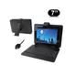 Housse Clavier Noir Protection Universelle Étui Tablettes Tactiles 7 Pouces USB YONIS