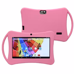 Housse Tablette En Silicone Protection 7 Enfant Universelle Étui Renforcé Rose YONIS
