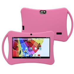 Housse Tablette En Silicone Protection 7 Enfant Universelle Étui Renforcé Rose YONIS