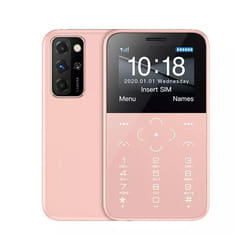 Mini Téléphone V2.0 Portable Nano Sim 2G Ultra Compact 28G Mobile Rose YONIS