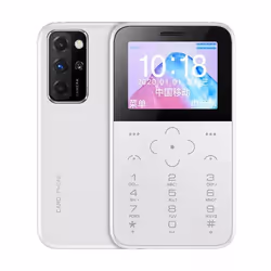 Mini Téléphone Mobile Écran Couleur 0.96 Calculette 28G Alarme Blanc YONIS