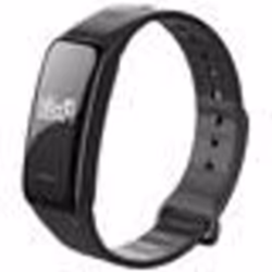 Bracelet Connecté 0.49 Pouces OLED IP67 Montre Cardio Podomètre Sommeil Noir YONIS